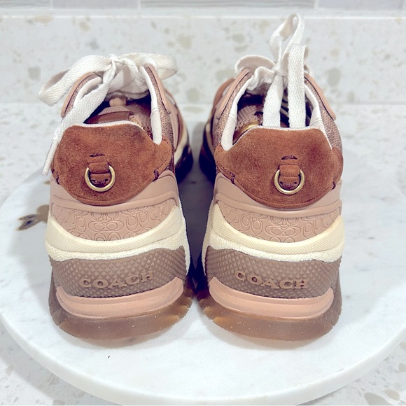 COACH C143 RUNNER 🏃🏾♀️ 🏃♀️SNEAKER 👟NWOB SIZE 5B - Picture 8 of 12